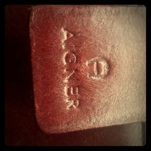 Aigner Leather Wallet/Passport or Ticket holder